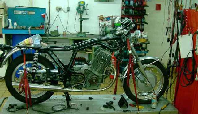 Laverda 750SF Motor-Reparatur